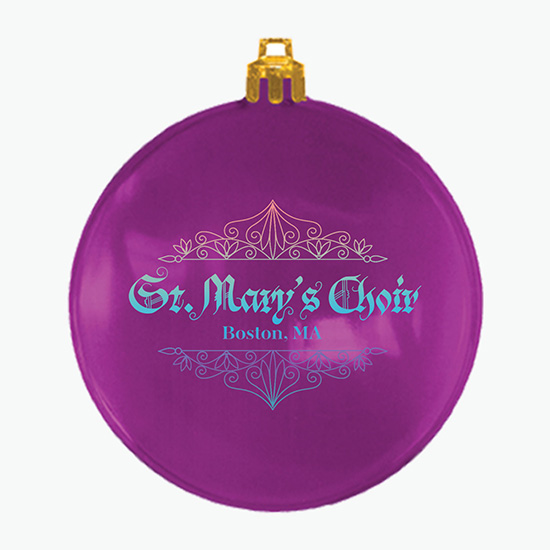 Flat Shatterproof Ornament - Full Color