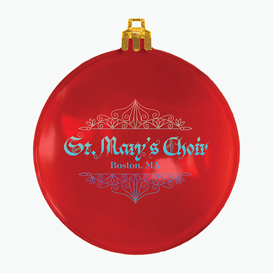 Flat Shatterproof Ornament - Full Color