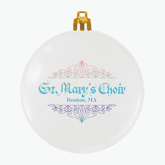 Flat Shatterproof Ornament - Full Color