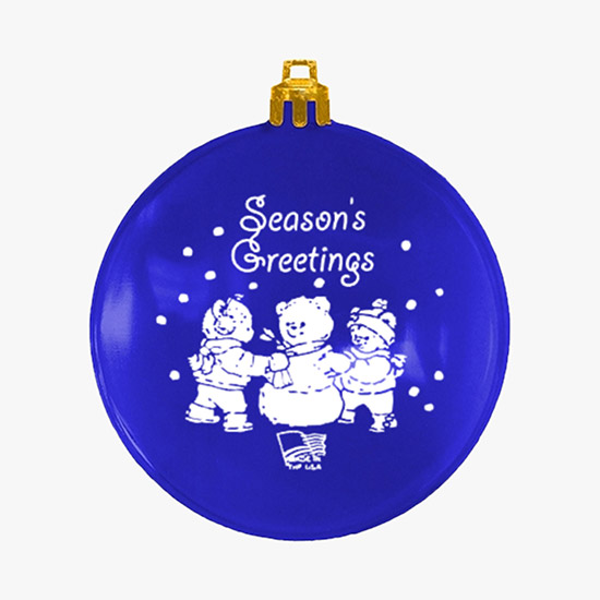 Flat Shatterproof Ornament