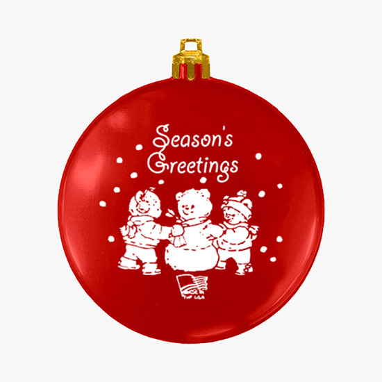 Flat Shatterproof Ornament