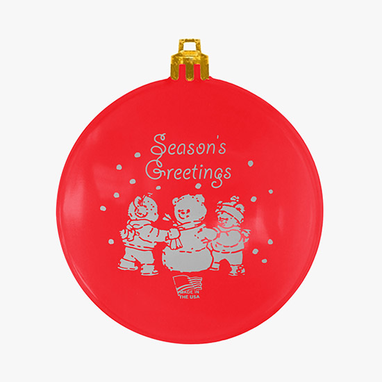 Flat Shatterproof Ornament