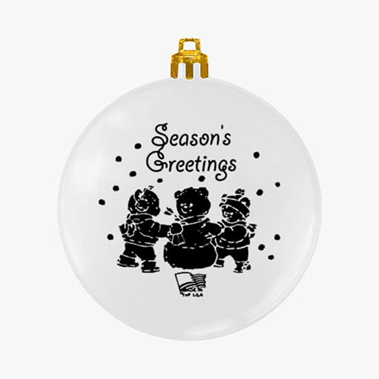 Flat Shatterproof Ornament