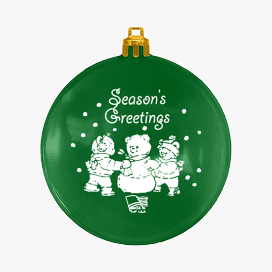Flat Shatterproof Ornament
