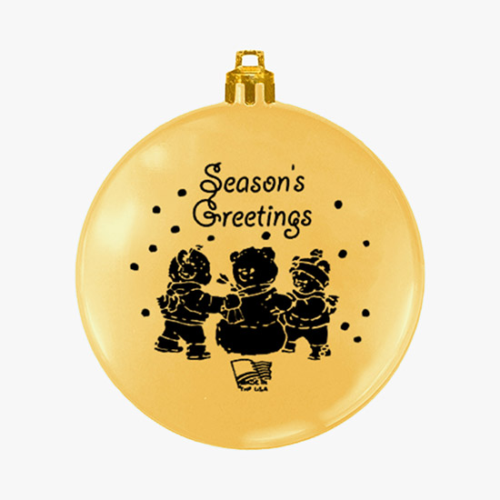 Flat Shatterproof Ornament