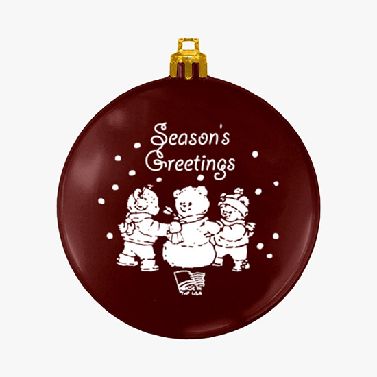 Flat Shatterproof Ornament