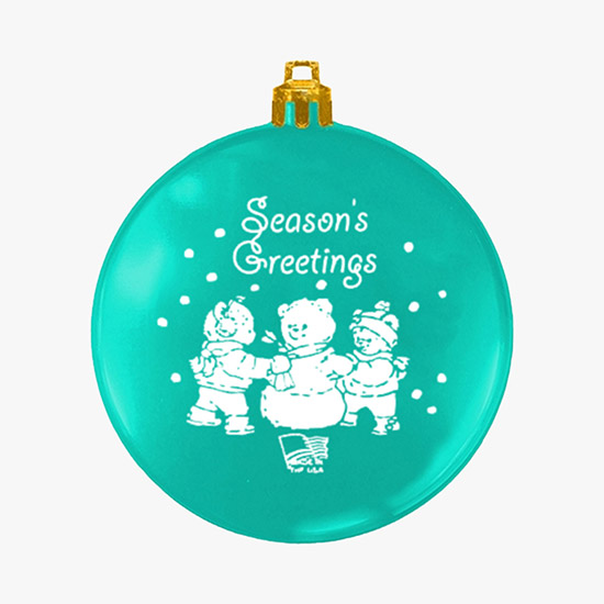 Flat Shatterproof Ornament