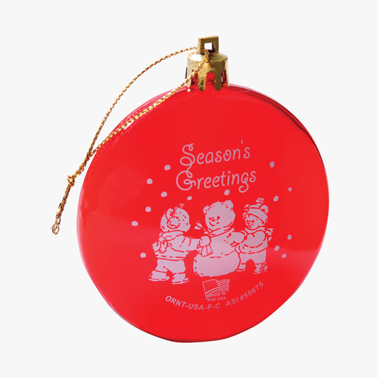 Flat Shatterproof Ornament
