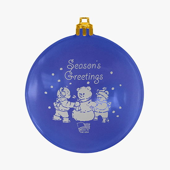 Flat Shatterproof Ornament