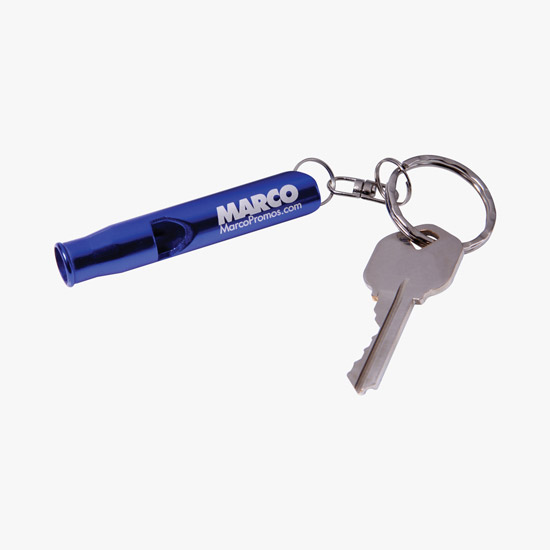 Metal Whistle Key Ring - 24-Hour Production