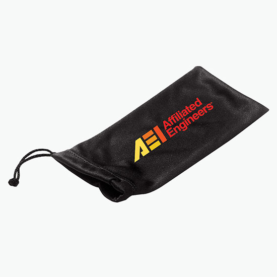 Microfiber Drawstring Glasses Pouch - Full Color