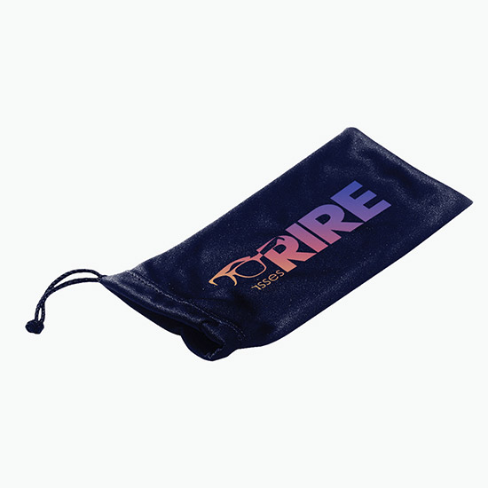 Microfiber Drawstring Glasses Pouch - Full Color