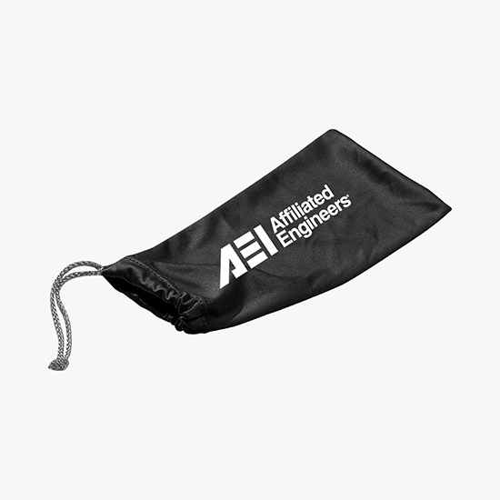 Microfiber Drawstring Glasses Pouch - 24-Hour Production