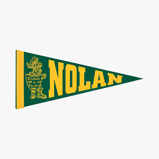 Felt Pennant - 8 x 18