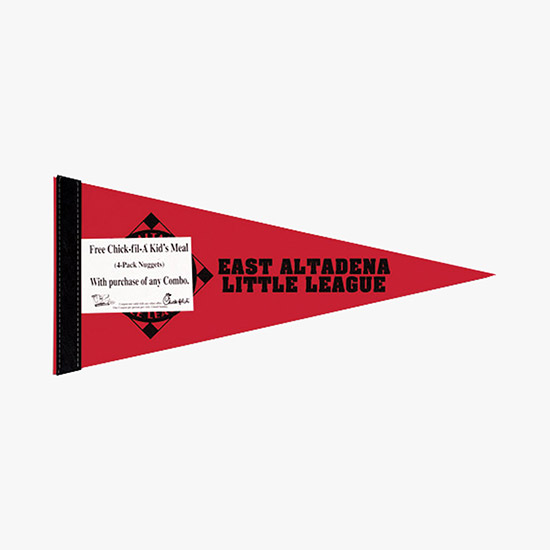 Felt Pennant - 8 x 18
