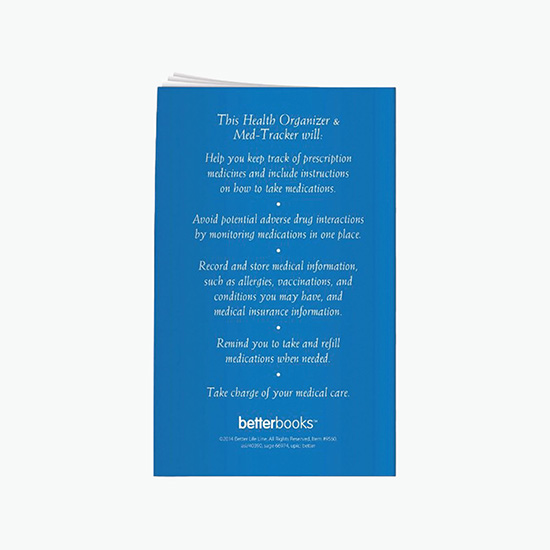 Better Book Guide & Organizer - Med-Tracker