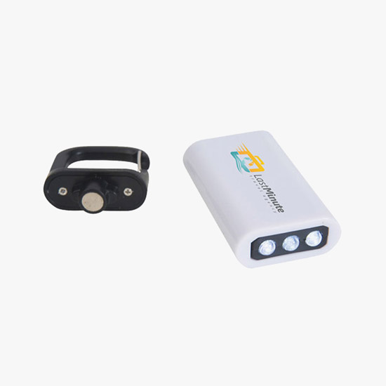Pull-Apart LED Flashlight with Carabiner Clip - 24-Hour Production