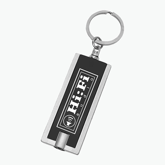 Rectangular Flashlight Keychain - 24-Hour Production