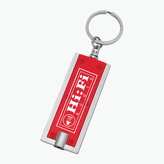 Rectangular Flashlight Keychain - 24-Hour Production