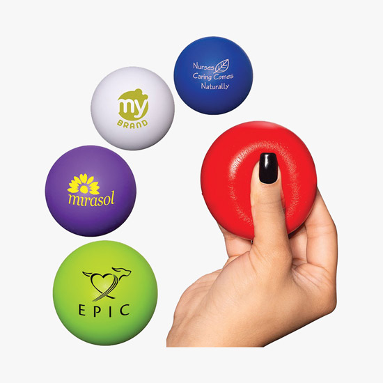 Round Super Squish Stress Reliever - 24-Hour Production