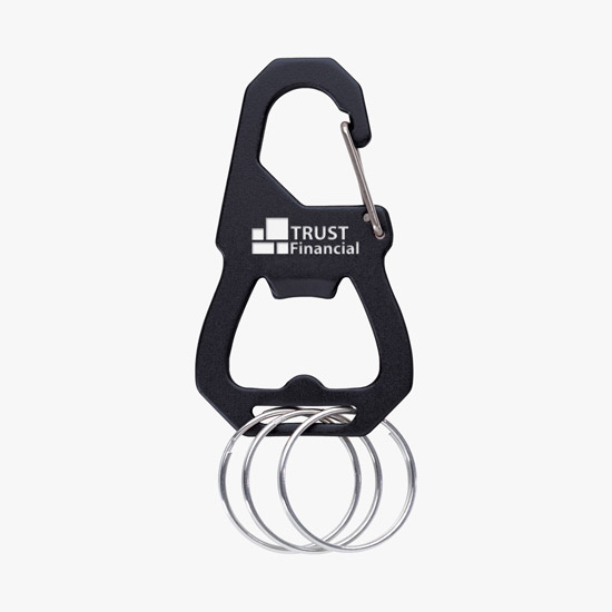 Triple Keyring Bottle Opener Carabiner