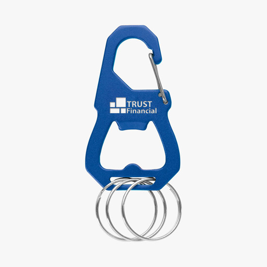 Triple Keyring Bottle Opener Carabiner
