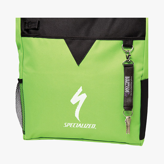 Full Color Neoprene Wristband with Key Ring & Lobster Clip