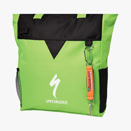 Full Color Neoprene Wristband with Dual Key Rings