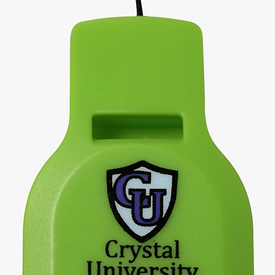Safety Whistle COB Light with Lanyard - Full Color