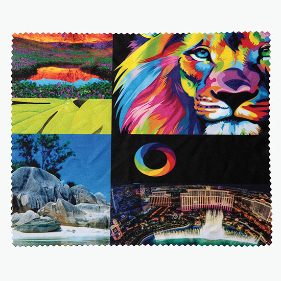 Full Color Microfiber Cloth - 7 x 9 - 24-Hour Production