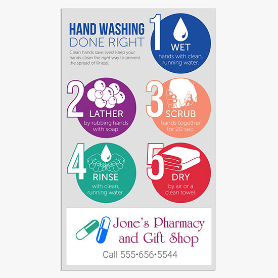 Hand Washing Magnet