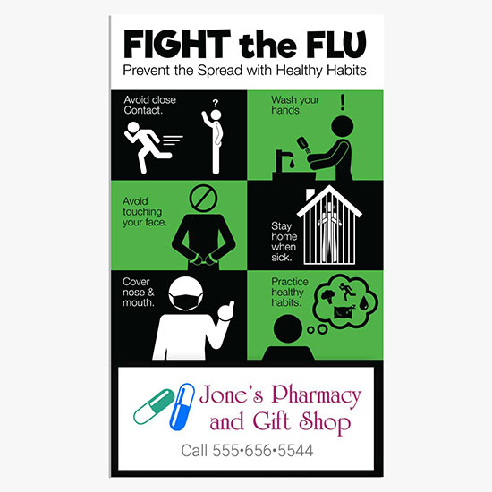 Flu Prevention Magnet