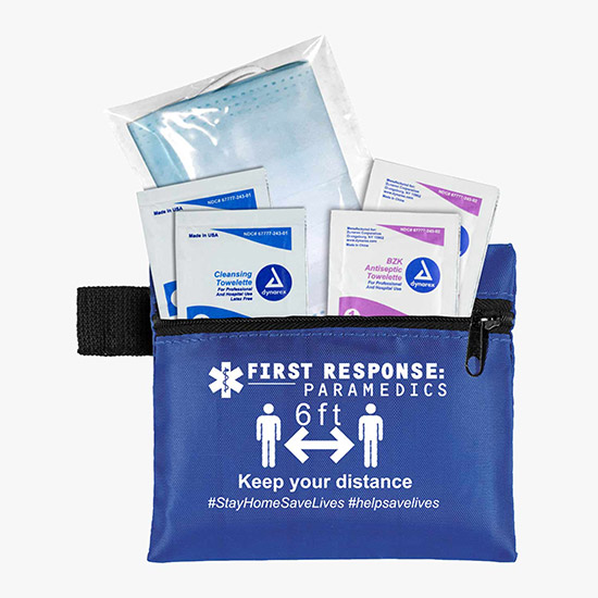 Protective Face Mask & Antiseptic Wipes Pack
