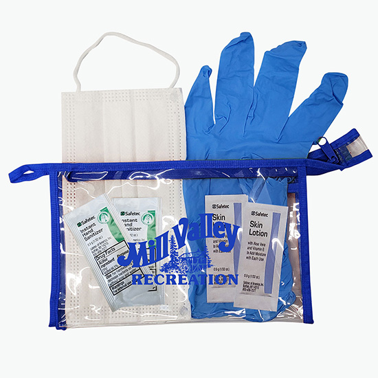 Personal Protection Hospitality Kit in Vinyl Pouch