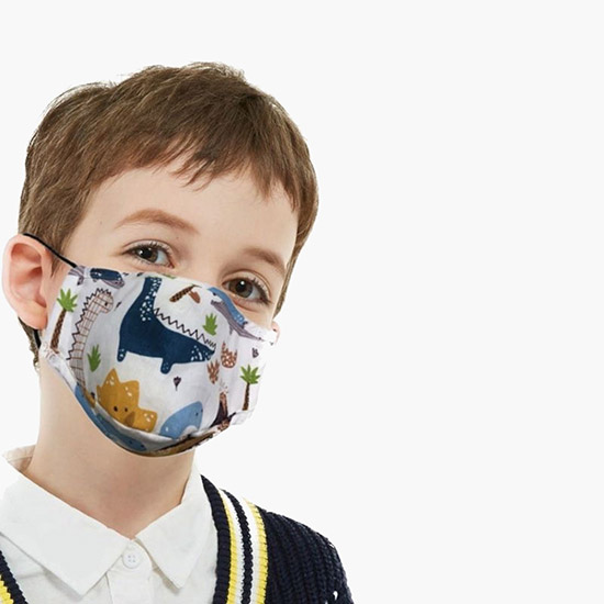 Full Color Youth Reusable Mask - 2 Ply