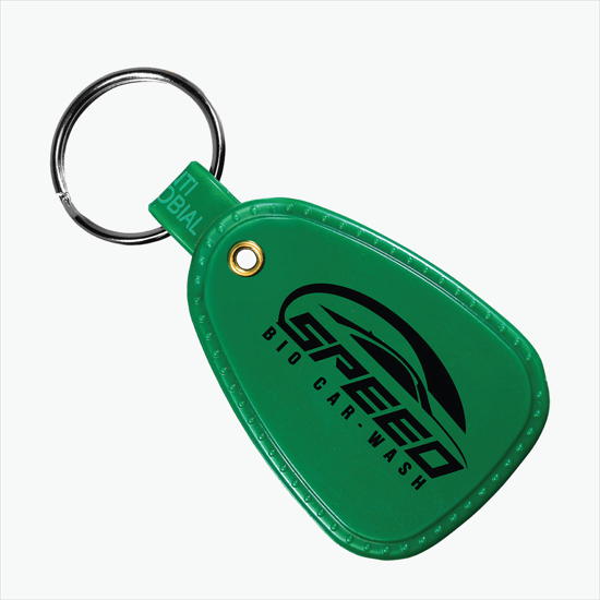 Antimicrobial Western Saddle Key Tag