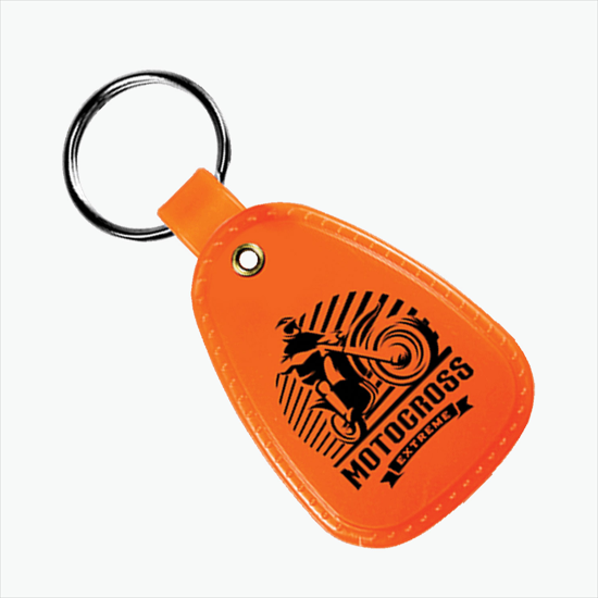 Antimicrobial Western Saddle Key Tag