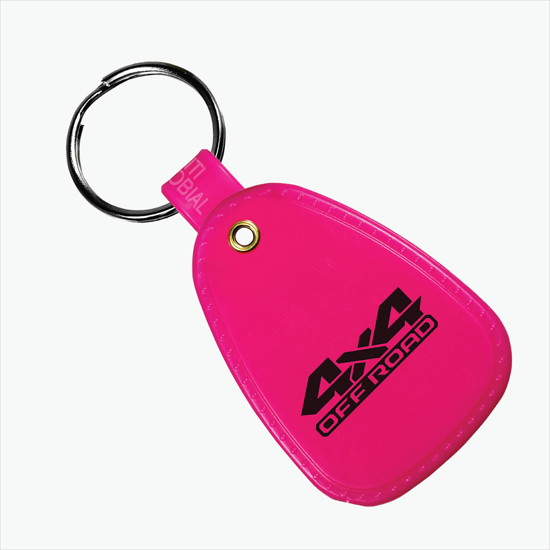Antimicrobial Western Saddle Key Tag