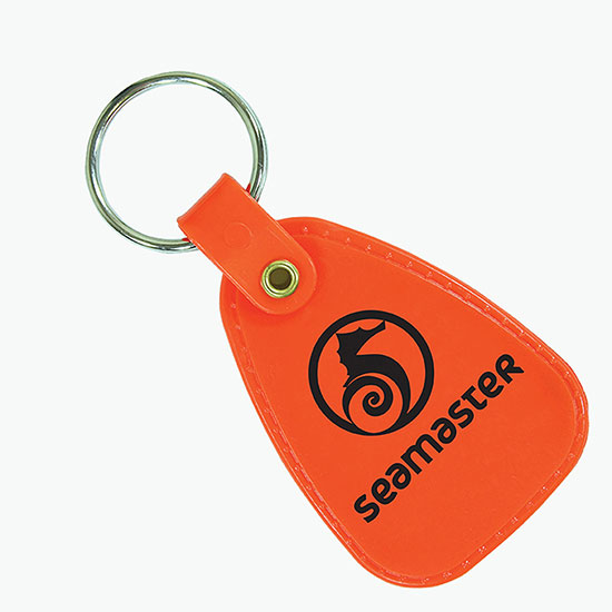 Antimicrobial Western Saddle Key Tag