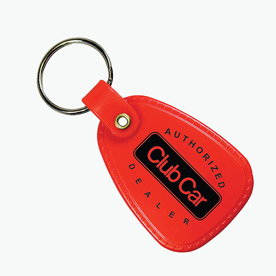 Antimicrobial Western Saddle Key Tag