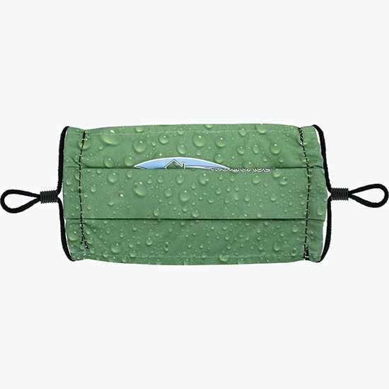 Full Color Single Pleat Face Mask - 2 Ply