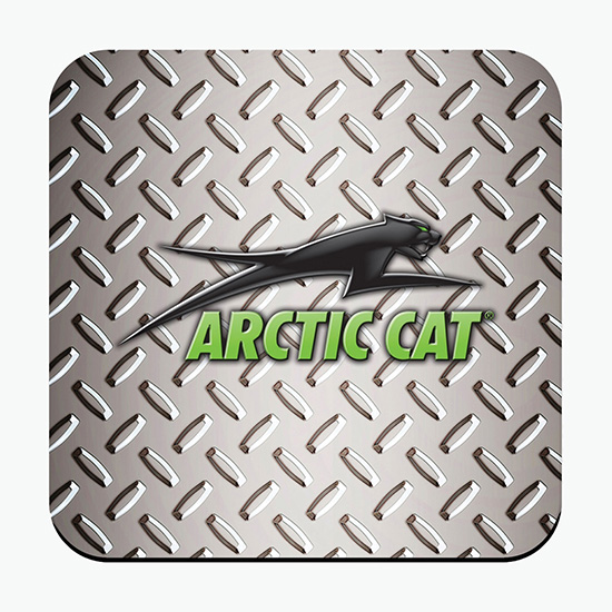 Full Color Square Rubber Back Coaster - 24-Hour Production