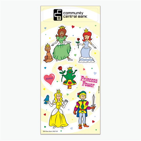 Children's Sticker Sheets - Princess