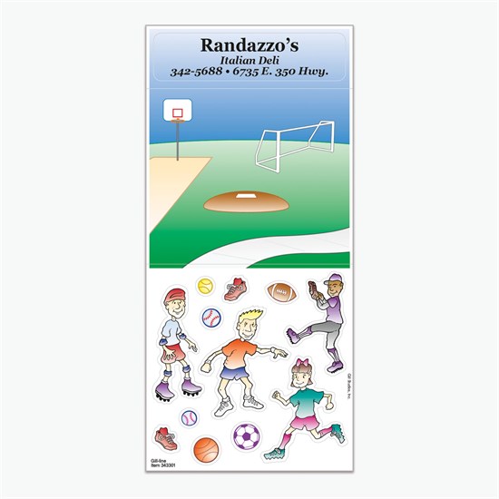Peel N Play Children's Sticker Sheets - Sports