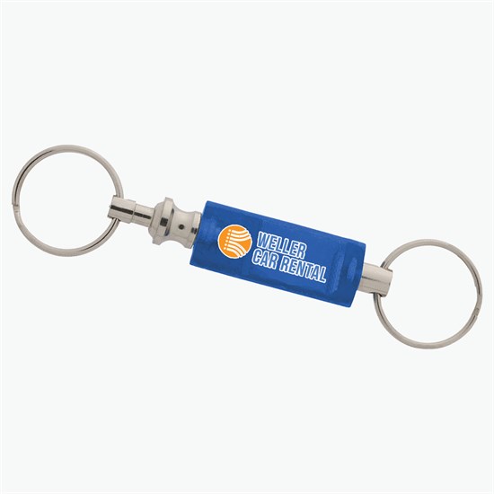 Valet Key Separator Keychain - Full Color