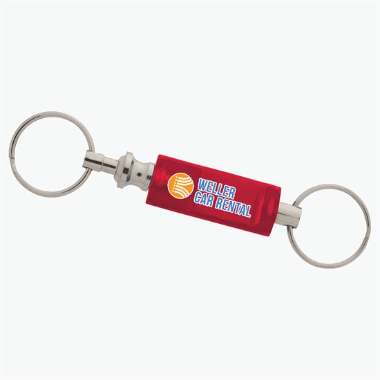 Valet Key Separator Keychain - Full Color