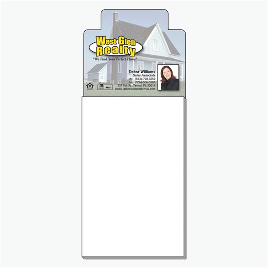 Frame Magnet with Notepad - Blank Notepad
