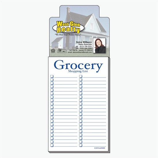 Frame Magnet with Notepad - Grocery Notepad