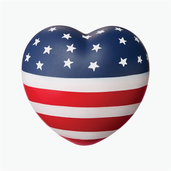 Patriotic Heart Stress Ball