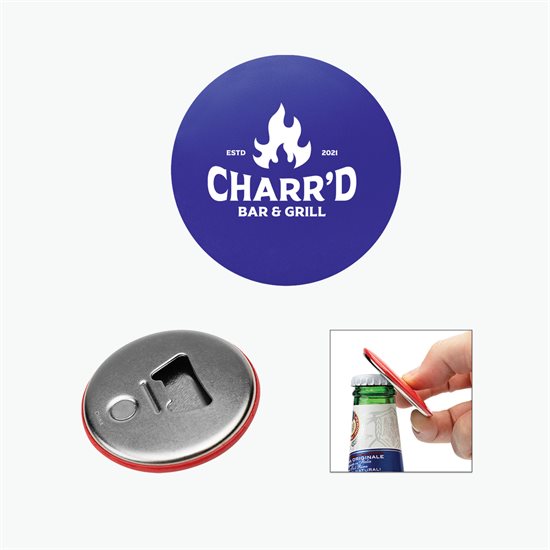 Tin Bottle Opener Magnet